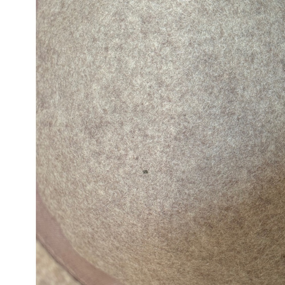 American Eagle Outfitters Wool Felt Floppy Hat Taupe Mushroom Feather One Size - Picture 12 of 12